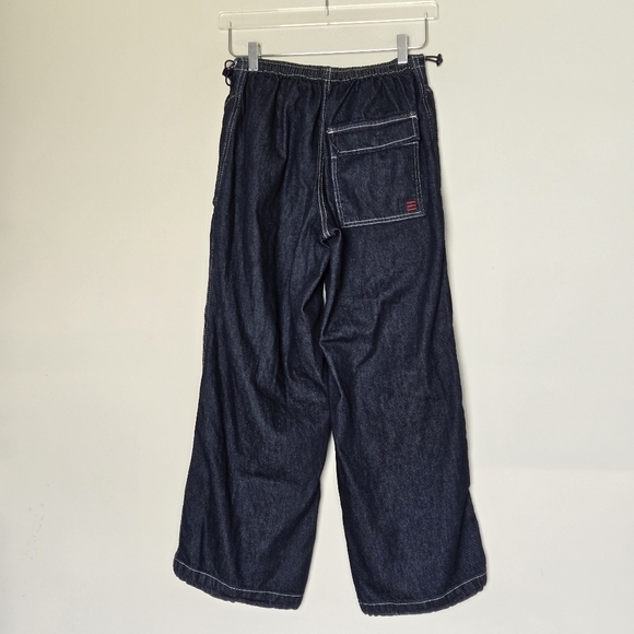 Urban Outfitters BDG Baggy Cargo Balloon Barrel Wide Leg Denim Pant Blue XS - Picture 7 of 16